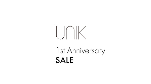 UNIKオンラインストア1周年記念セールのお知らせ